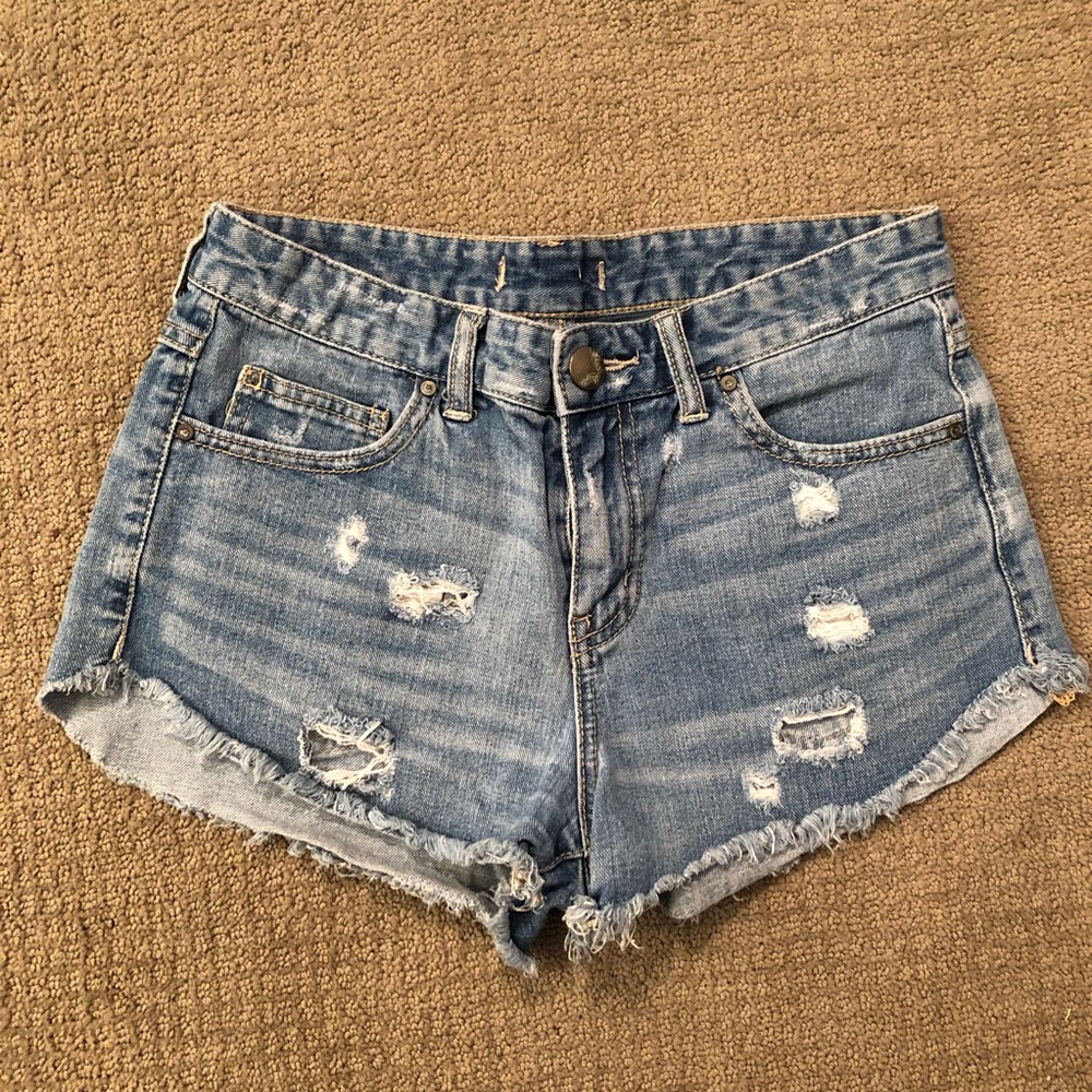 Free people jean shorts
